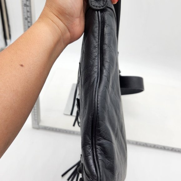 ❤️ SOLD ❤️Balenciaga Chevre Classic Hardware Flat Messenger 103BALXADA - Picture 3 of 12